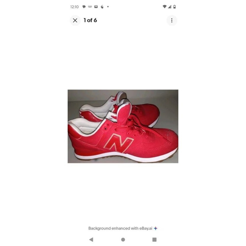 Red New Balance Sneakers ML5745TLB Red White Sneakers Men's Size 8.5 D Width